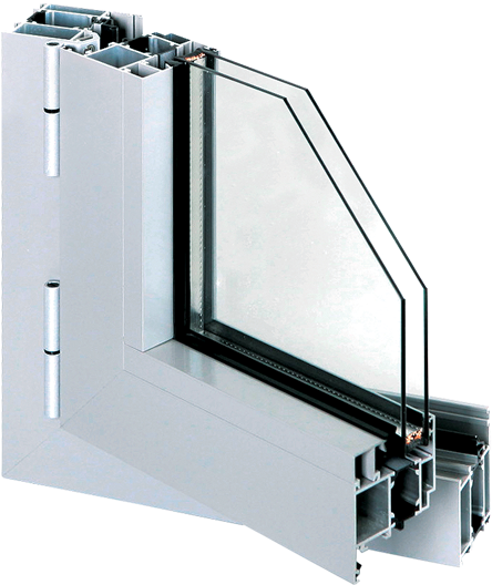 Profil Aluminiowy Okno - Aluminium Window Frame Profile (559x600), Png Download