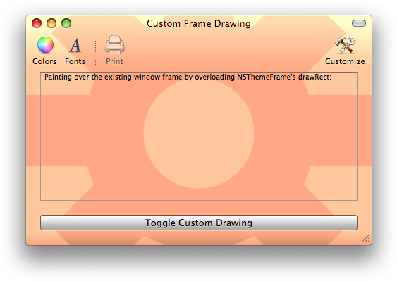 Custom Nsthemeframe Drawing - Nswindow Custom (570x406), Png Download