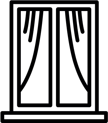 Window Frame Vector (400x400), Png Download