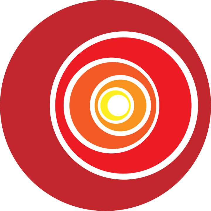 Circle, Round, Red, Sun, Abstract, Arts - Rydges Logo (640x640), Png Download