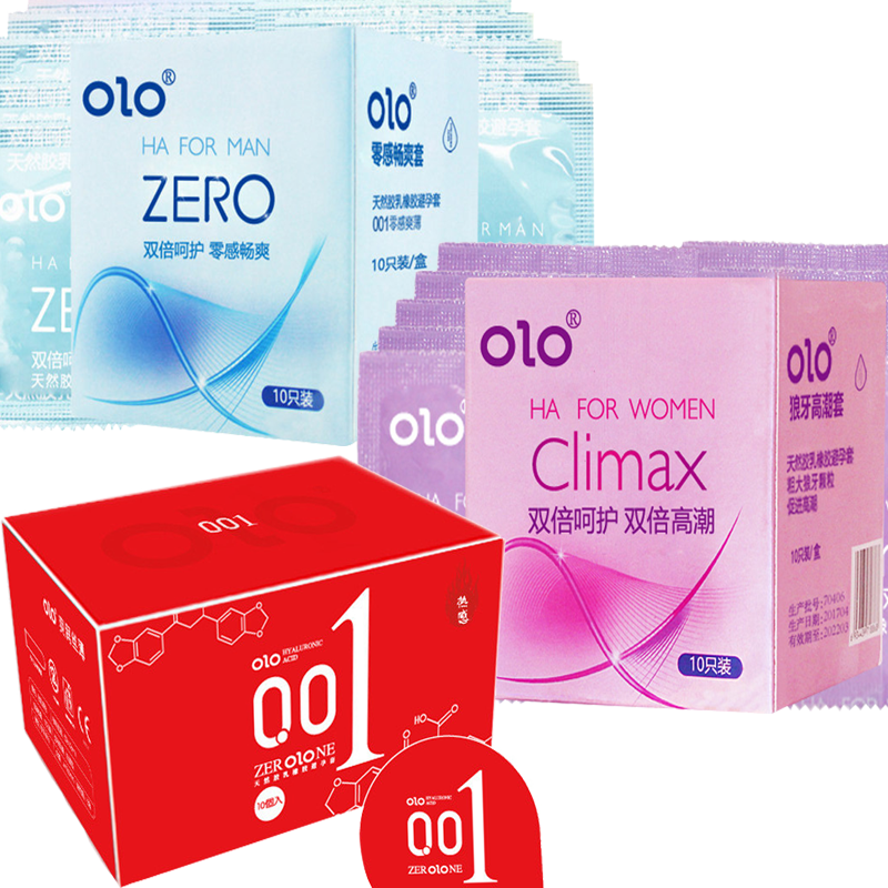 Olo Condom Men's Time Delay Film Ultra Thin Liquid - Box (800x800), Png Download