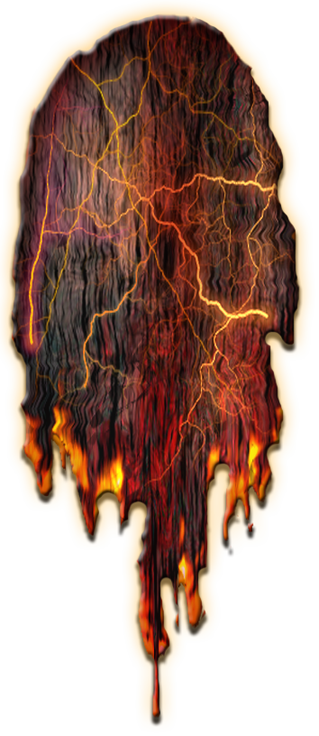 Dripping Lava3 06 Feb 2009 - Png Lava (354x816), Png Download