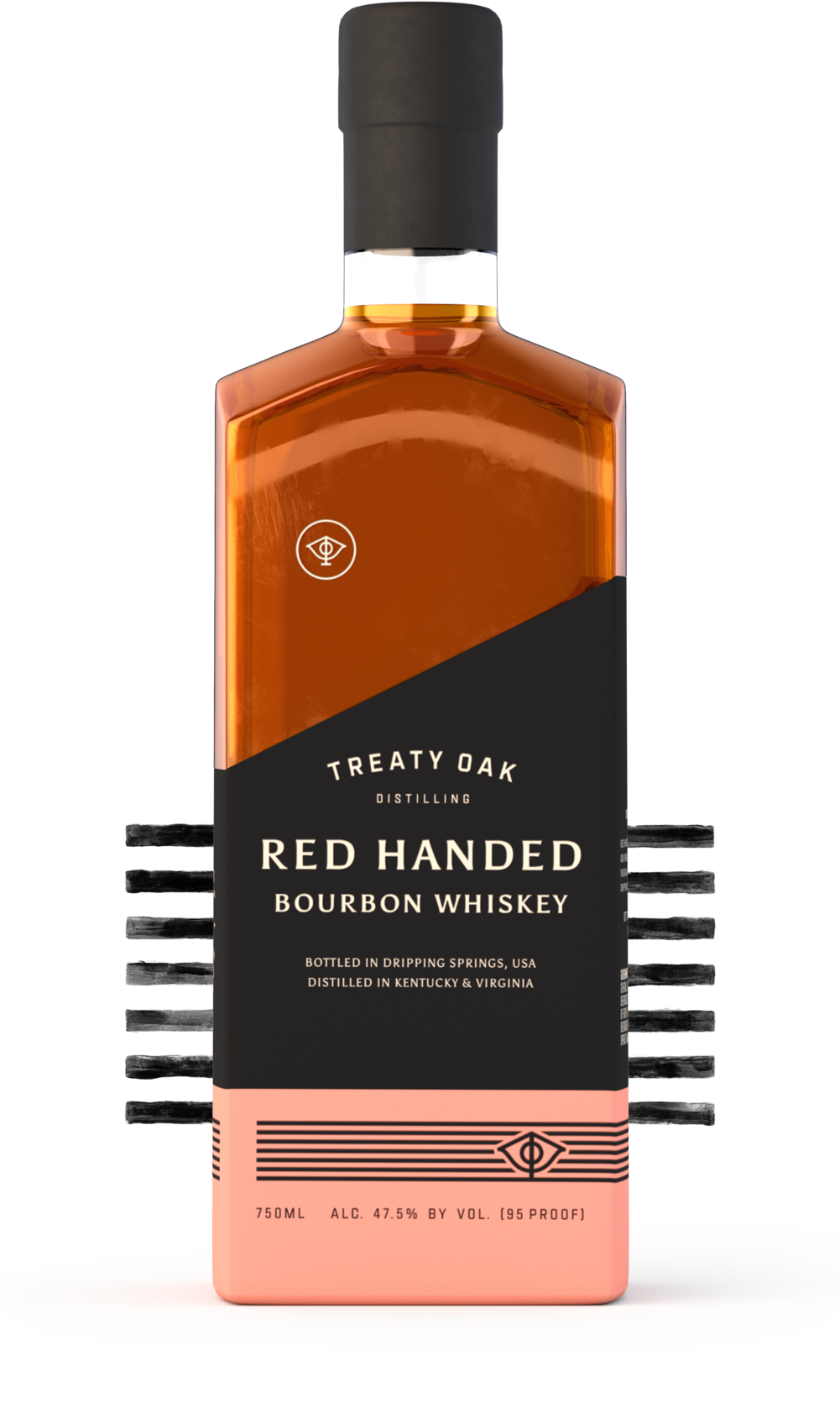 Rhb Whiskey With Stripes - Whisky (1000x1834), Png Download