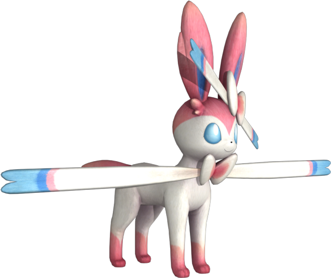 Download Zip Archive - Sylveon Pokken Tournament (750x650), Png Download