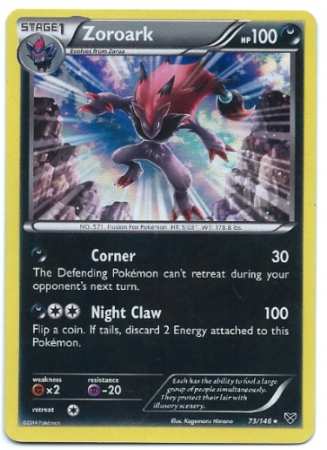 Zoroark Png (500x500), Png Download