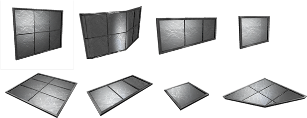 Today's Update Introduces An Assortment Of New Glass - Architecture (812x247), Png Download