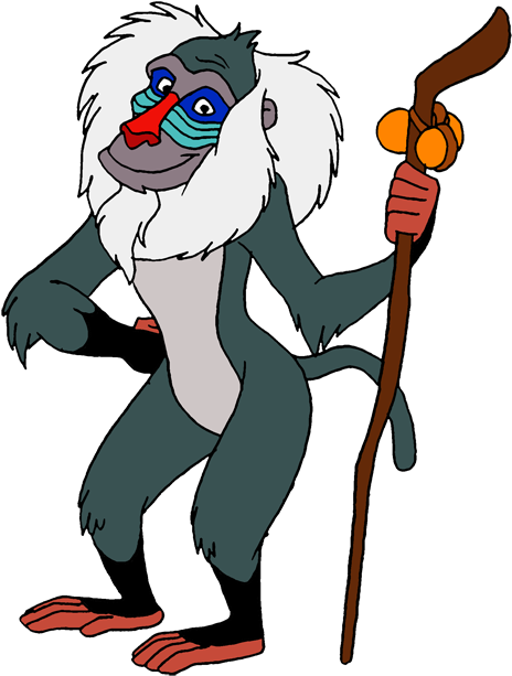 Rafiki Png Transparent Picture - Lion King Rafiki Png (498x630), Png Download