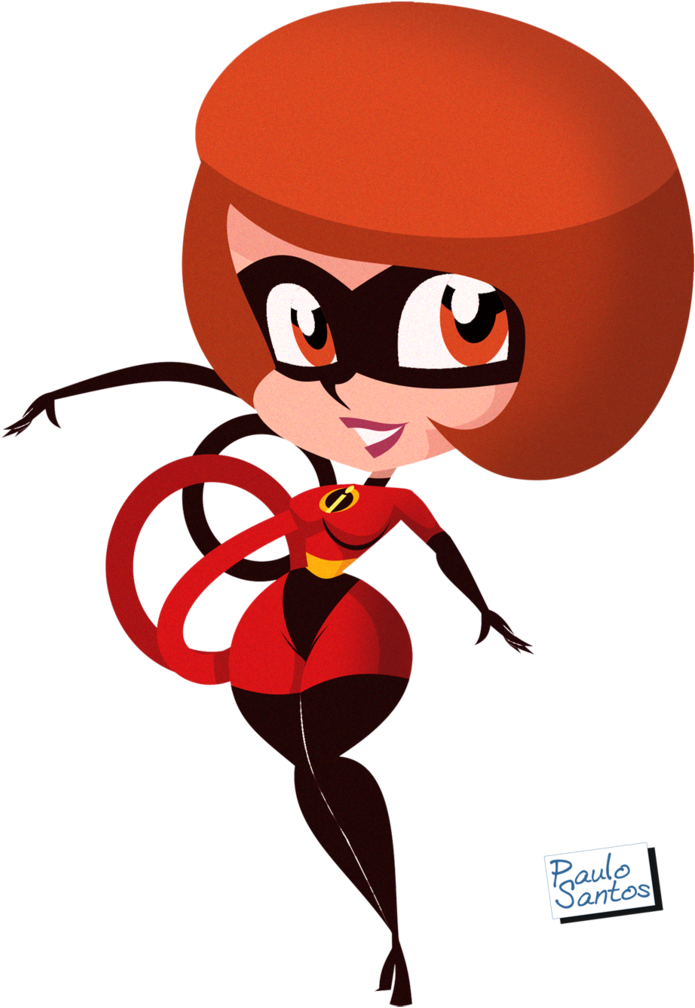 Pin By Rose Jones On Disney's The Incredibles - Elastigirl Kawaii (754x1059), Png Download