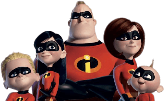 Comics And Fantasy - Pixar Incredibles (590x366), Png Download
