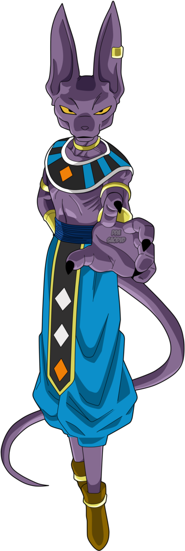 Transparent Download Beerus Drawing Hakai - Dragon Ball Super Beerus Png (686x1164), Png Download