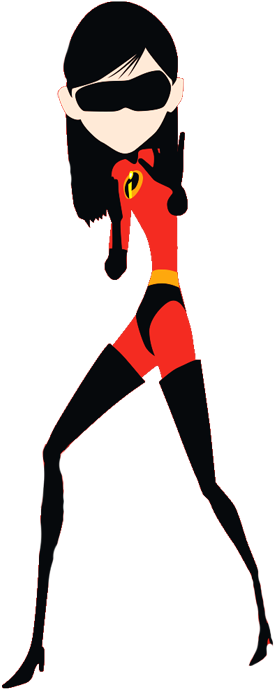 Violet In Uniform - Violet Parr Png Transparent (500x952), Png Download