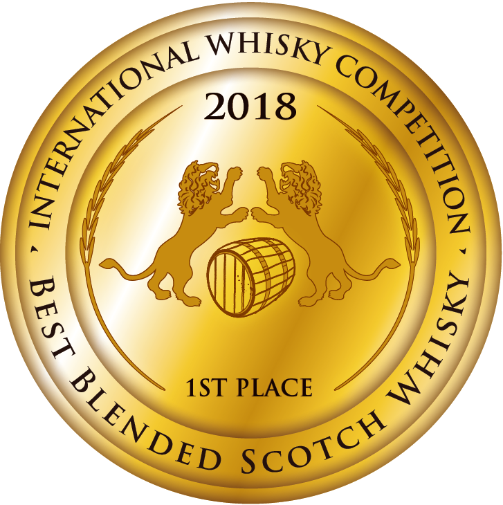 Best Blended Scotch Whisky Gold - 2018 International Whisky Competition (727x730), Png Download