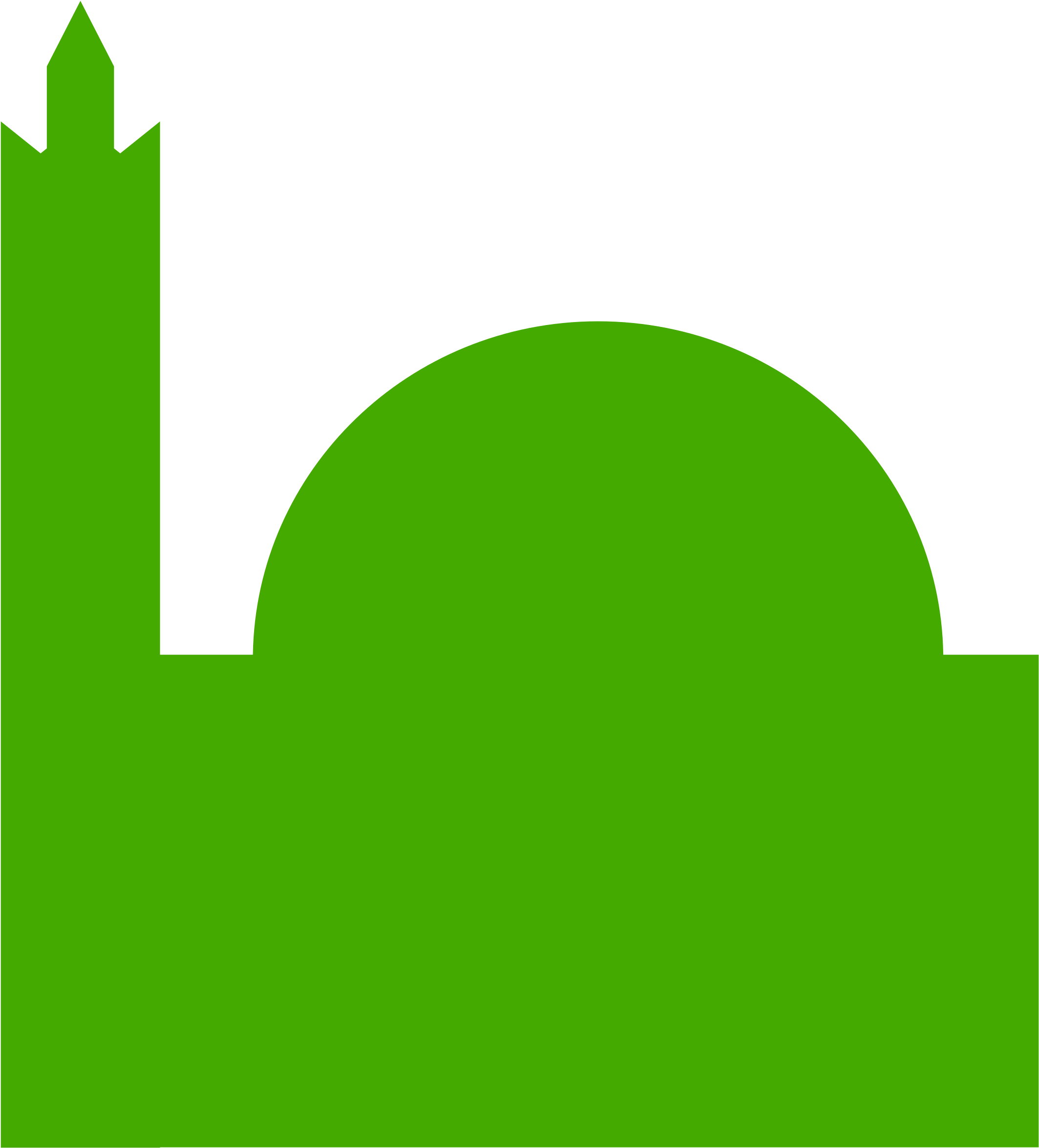 This Free Icons Png Design Of Simple Picto Mosque (2177x2400), Png Download