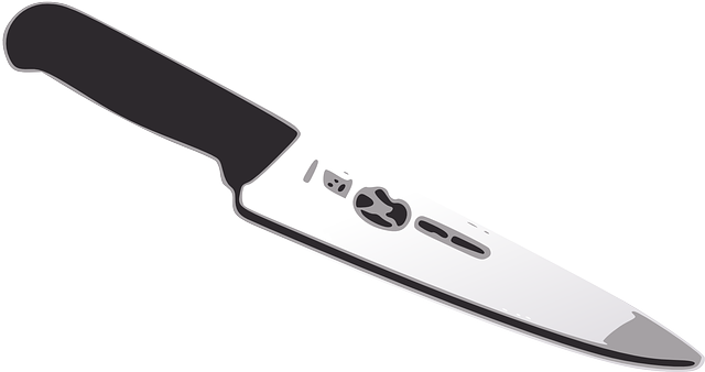 Cartoon, Free, Knife, Cut, Theresa, Kitchen, Sharp - Clipart Pisau (640x338), Png Download