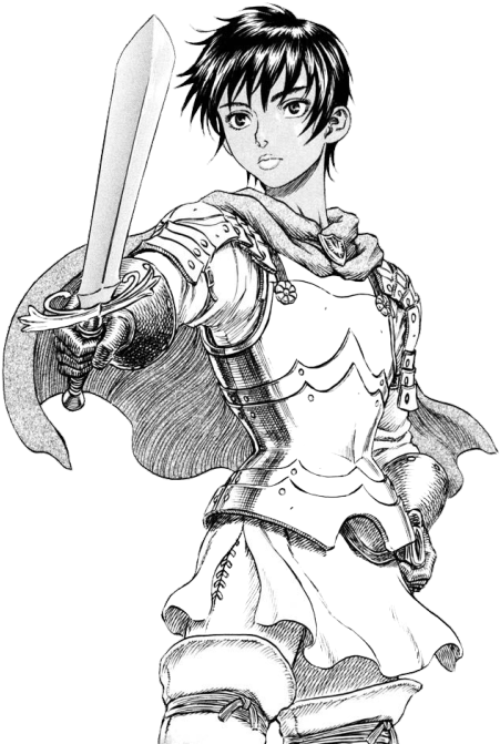 Png Berserk Casca - Casca Berserk Manga (500x670), Png Download