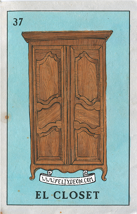 Felix D'eon, El Closet - Lotería (720x720), Png Download