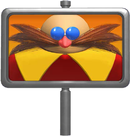 Goal Plate - Sonic Goal Post (593x529), Png Download