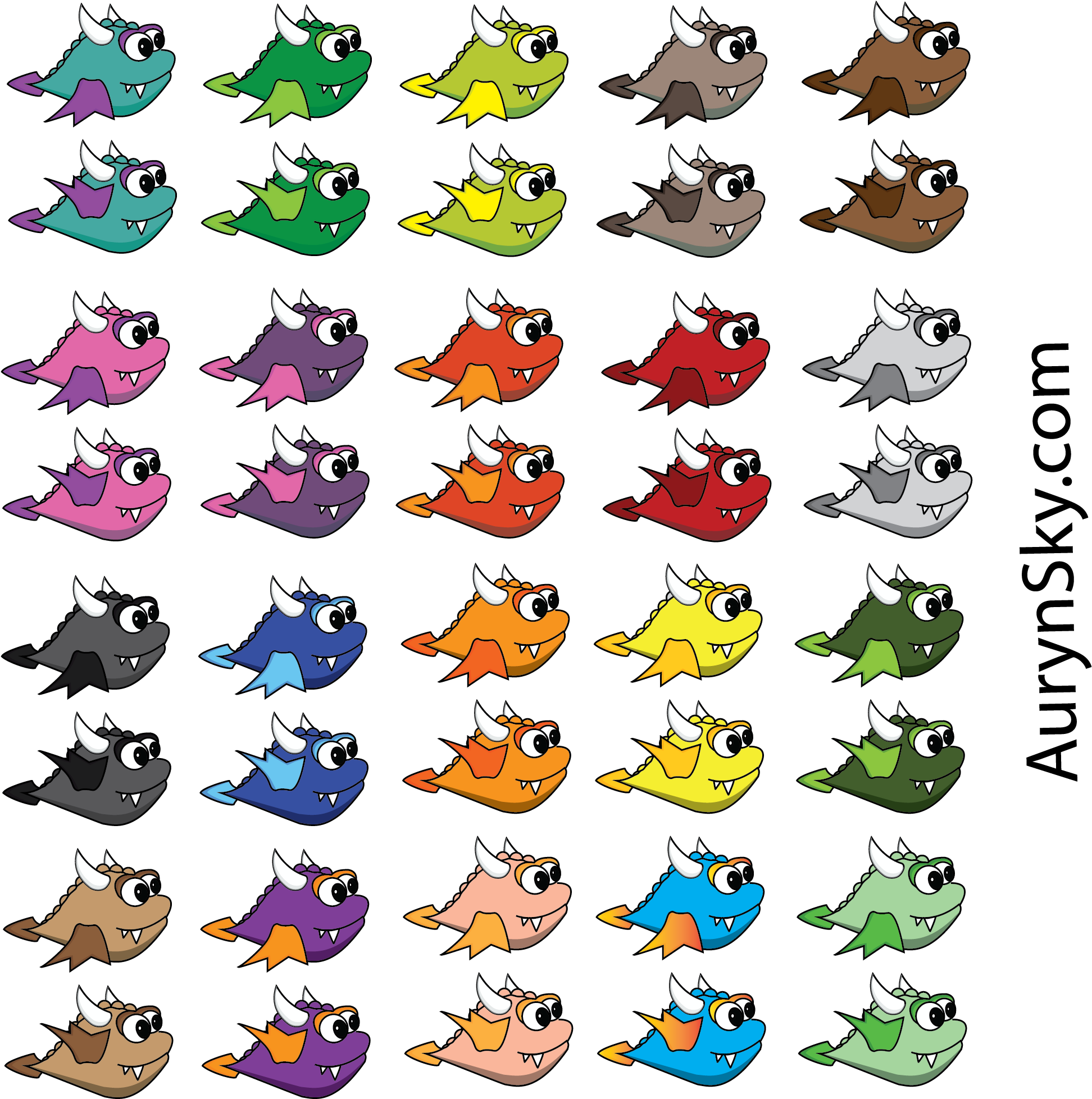 Flappy Dragon Characters - Dragon Character (1951x1958), Png Download