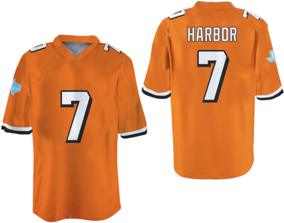 Colors Lance Harbor West Canaan Coyotes Football Jersey - Varsity Blues (600x600), Png Download