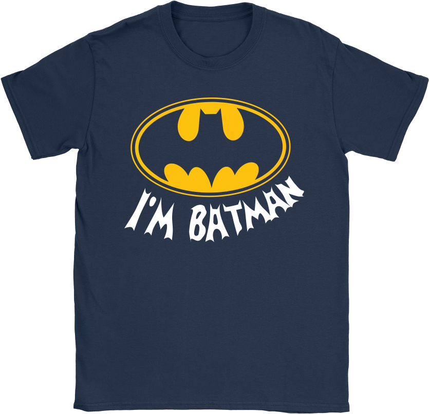 Bat Logo The Night I'm Batman Shirts - Shirt (1000x1000), Png Download