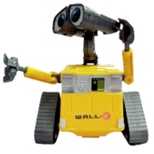 Wall E Plush Logo (500x500), Png Download