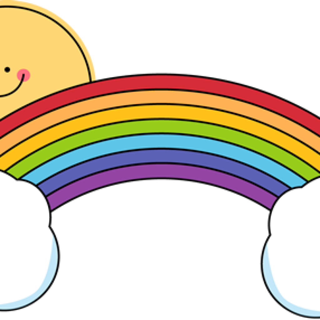 Graphic Free Library Clipart Rainbow Free - Clip Art (1024x1024), Png Download