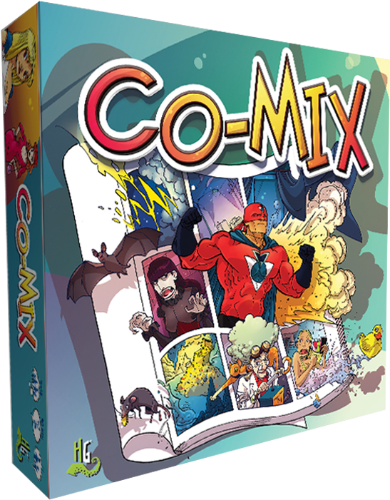 In Co Mix, You Will Craft Your Stories By Laying Out - Horrible Games Co-mix (565x732), Png Download