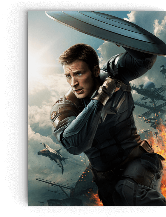 Captain America 2 : Le Soldat De L'hiver (930x1156), Png Download