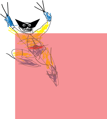Divekick Marvel Vs - Wolverine Divekick Hitbox (497x518), Png Download