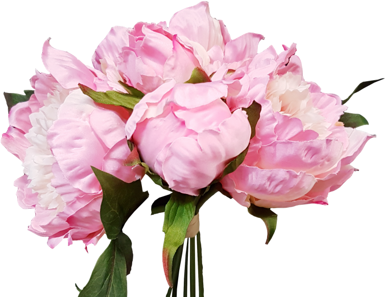 Flowers Silk Wedding Bouquets - Peony Bouquet Png (800x600), Png Download