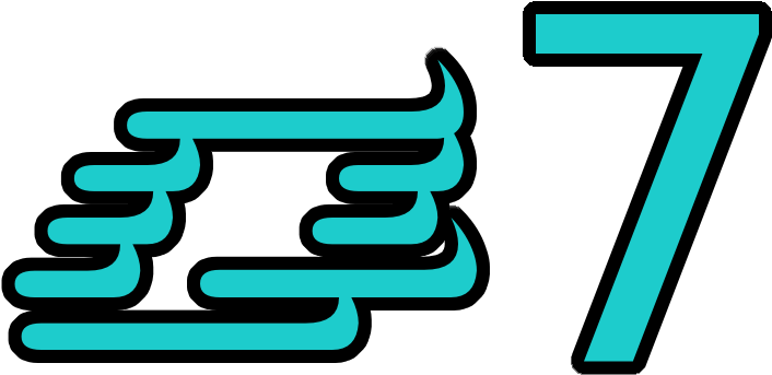 Q7 Logo - Hour Vaporwave Png (721x358), Png Download