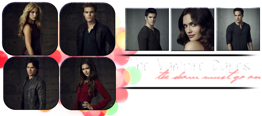 Vampire Diaries Tv Show Art 32x24 Poster Decor (900x400), Png Download