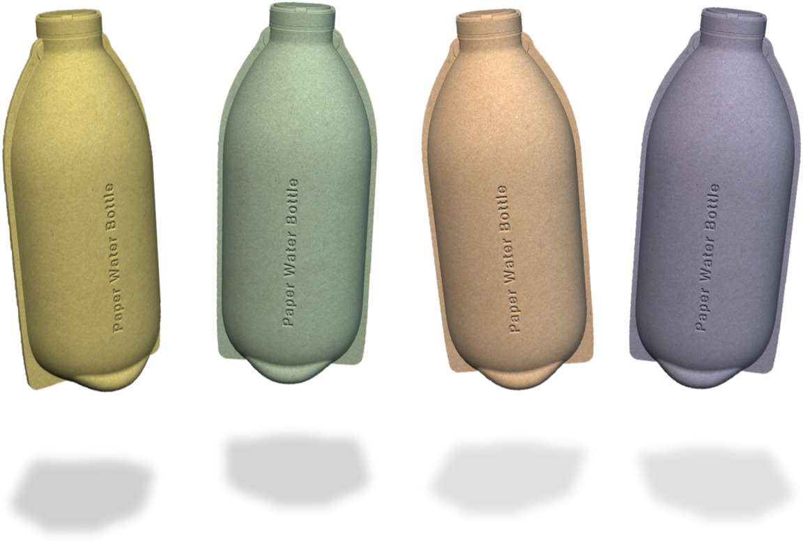 Paper Water Bottle India (1315x908), Png Download