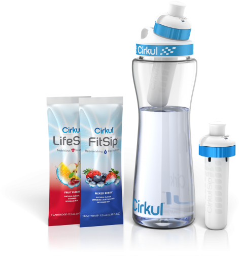 Free Trial Set - Water Bottle (500x503), Png Download