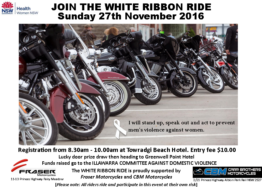 White Ribbon Ride - Fraser Motorcycles (888x606), Png Download