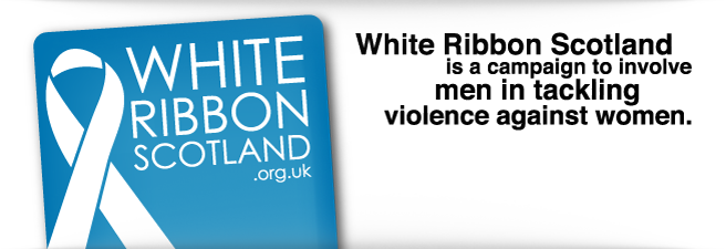 White Ribbon Scotland (656x225), Png Download
