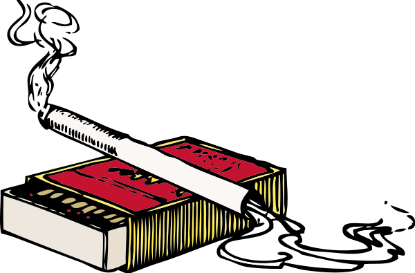 Vector Graphics - Cigarette Clipart (500x329), Png Download