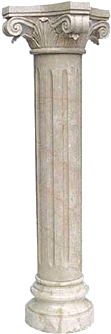 Marble Columns, Pedestal, Granite, Exterior, Architecture, - Baroque Pillar (360x360), Png Download
