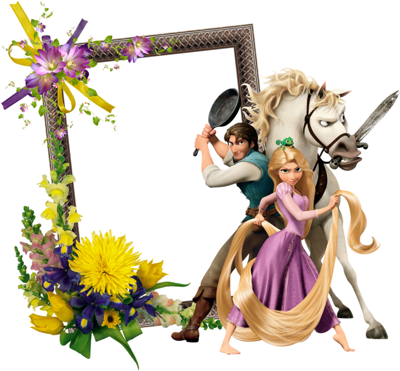 Pin By Jokkaby Jokkaby On Frames Rapunzel, Clip Art - Tangled Disney (800x800), Png Download