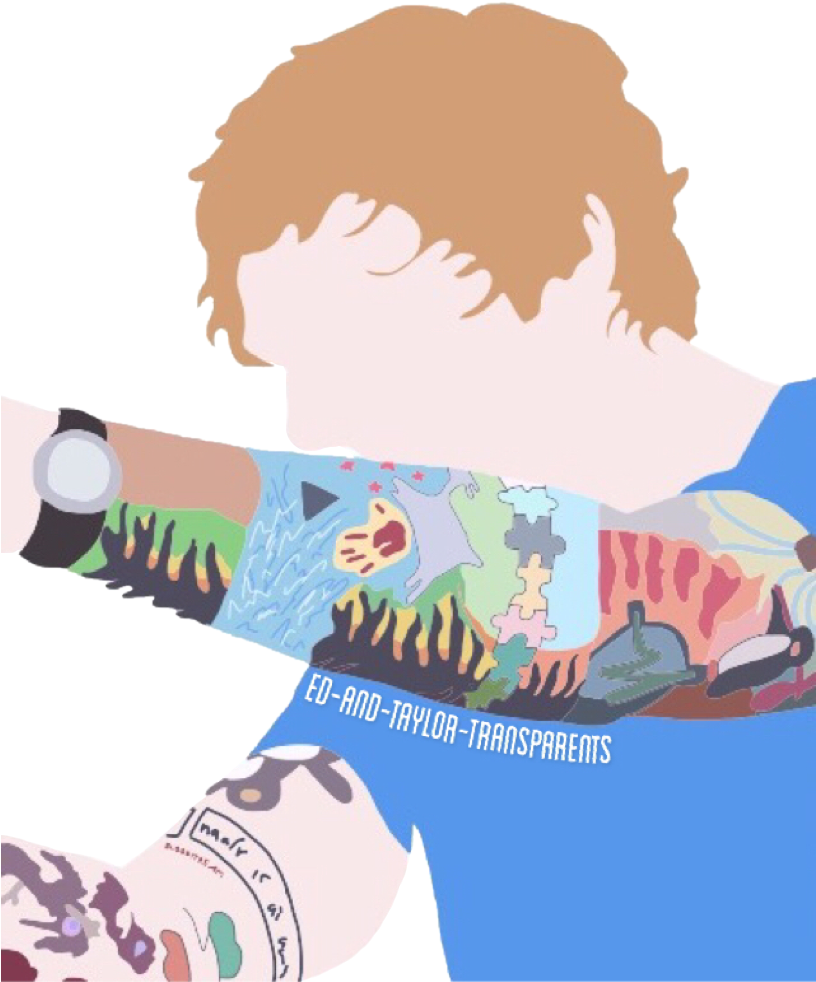 Ed Sheeran Drawing Transparent Art Tumblr Tattoos Tattoo - Draw Ed Sheeran's Tattoos (815x1024), Png Download