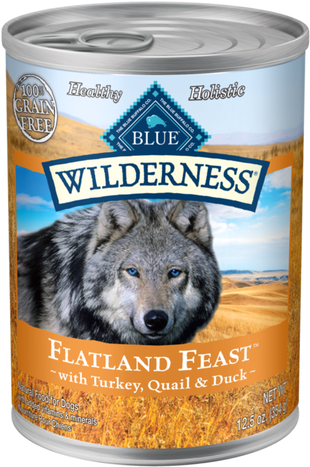 Blue Buffalo Wilderness Grain Free Flatland Feast With - Blue Buffalo Dog Food (462x700), Png Download