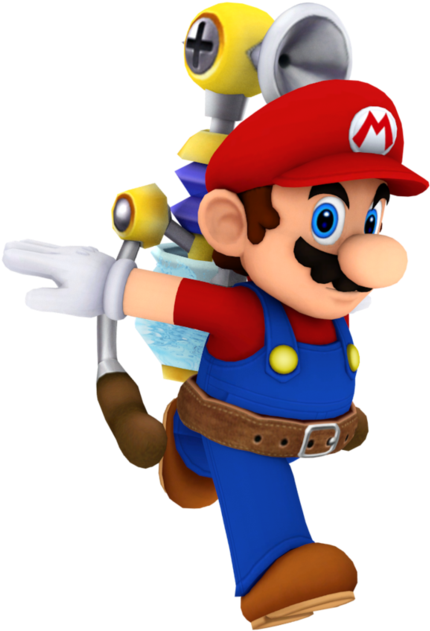 Super Mario Sunshine Render By Matthew9896-d8zu5p8 - Super Mario Sunshine (1191x670), Png Download