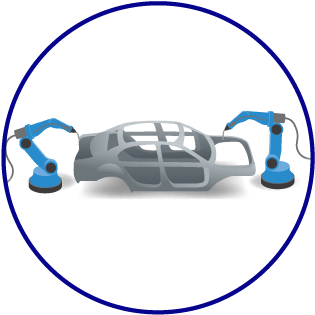 3d Printing, Laser Welding, Laser Cutting, Blue Laser - Automation (532x507), Png Download