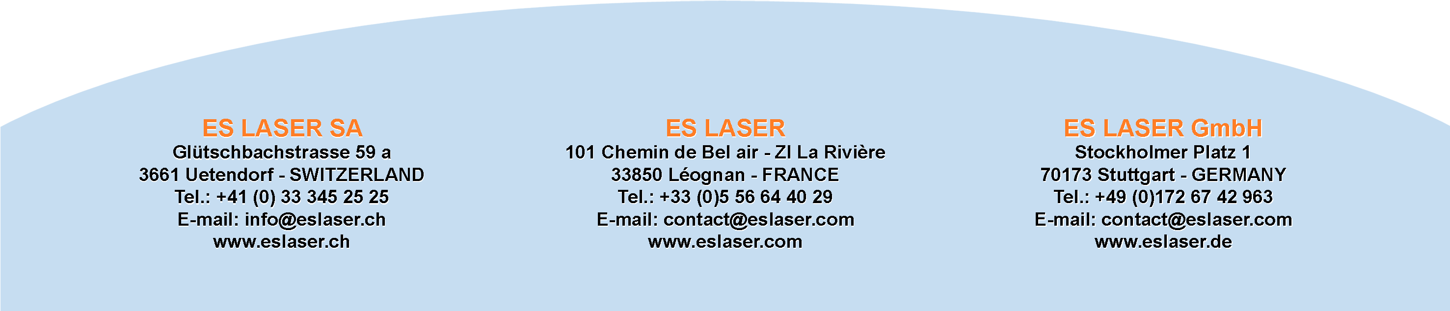 The Es Laser Companies Design And Manufacture Industrial - Industry (2953x644), Png Download