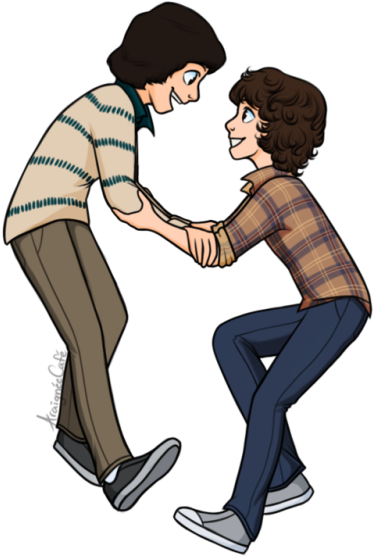 Mike & Eleven/jane Love These Good Pure Kids - Mike And Eleven Drawing Easy (500x583), Png Download