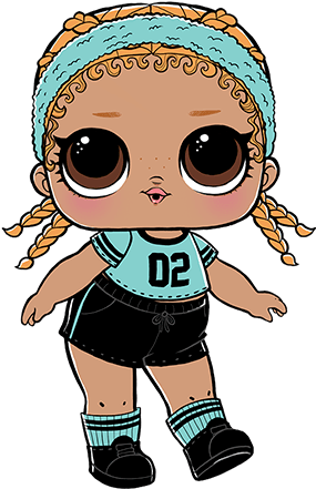 Lol Surprise Series 2 Tots 2 012 Kicks - Kicks Lol (403x550), Png Download