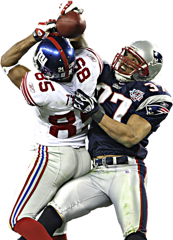 Nfl Players Wallpapers Group Clip Transparent - David Tyree Ny Giants Super Bowl Xlii Action Photo (779x1024), Png Download