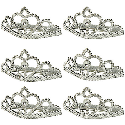 Princess Tiara Hair Comb Fun Favors - Amscan Princess Metallic Tiaras (400x544), Png Download