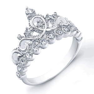 This Engagement Ring Is Sooooo Beautiful - Guliette Verona 925 Sterling Silver Crown Princess (365x365), Png Download