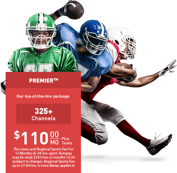Up Your Game With Directv Premier™ - Nfl Sunday Ticket 2018 (564x551), Png Download